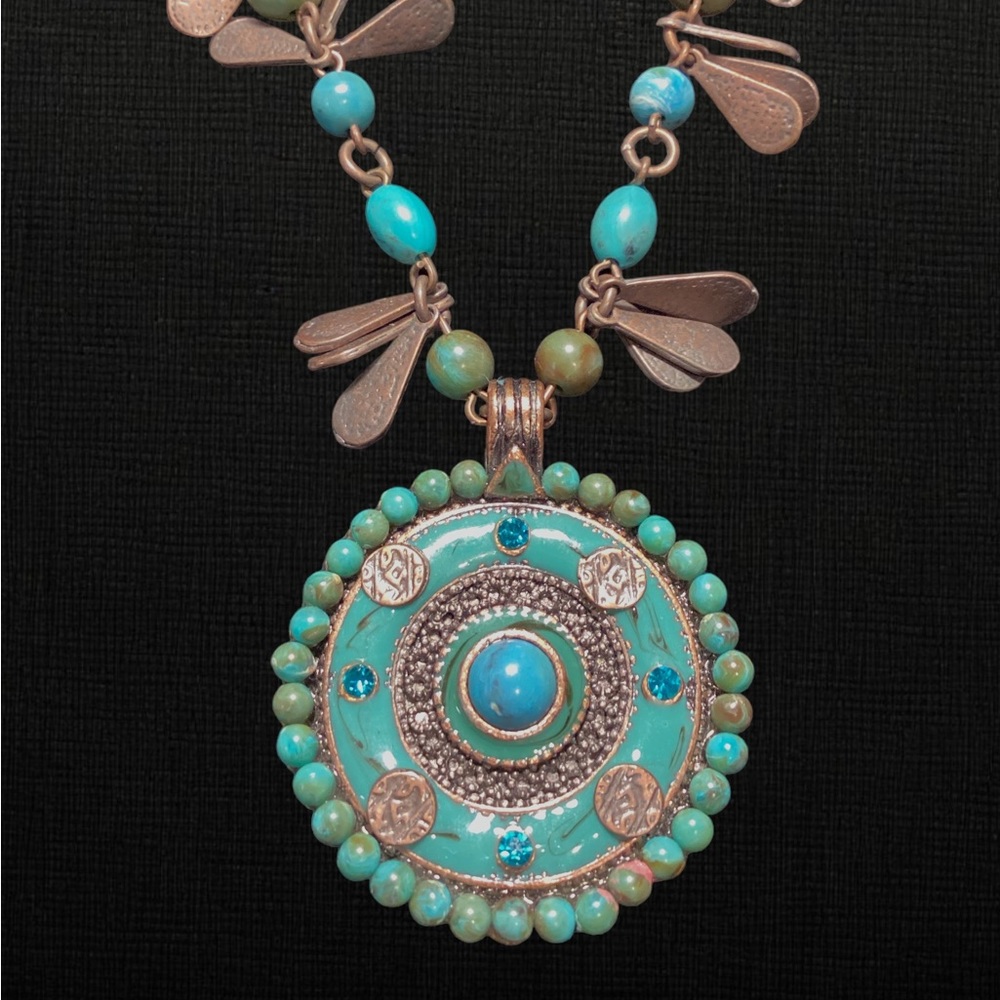 FAUX TURQUOISE JEWELRY SET